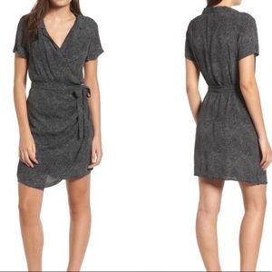 ‼️price drop LEITH olivia black/white Wrap dress